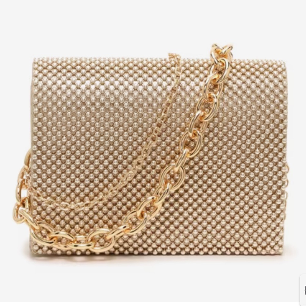 Gold Chain Clutch